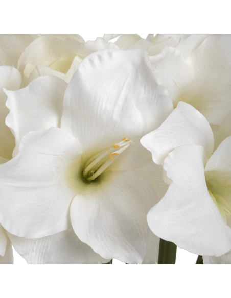 Full dimensions and specifications of Hill Interiors Classic White Amaryllis Flower 17624: Height 81.00cm, Width 35.00cm, perfe