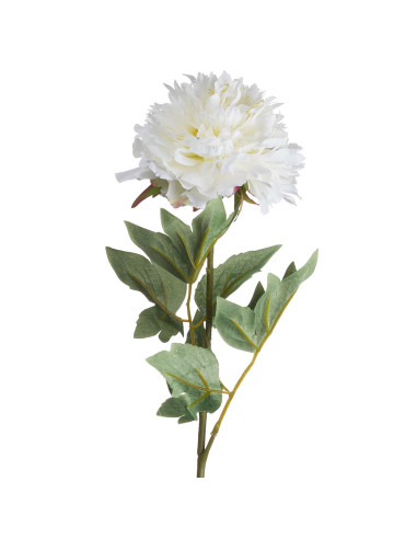 High-quality metal and wood construction of Hill Interiors SKU 20208 Classic White Peony, detailed view for UK customers.
