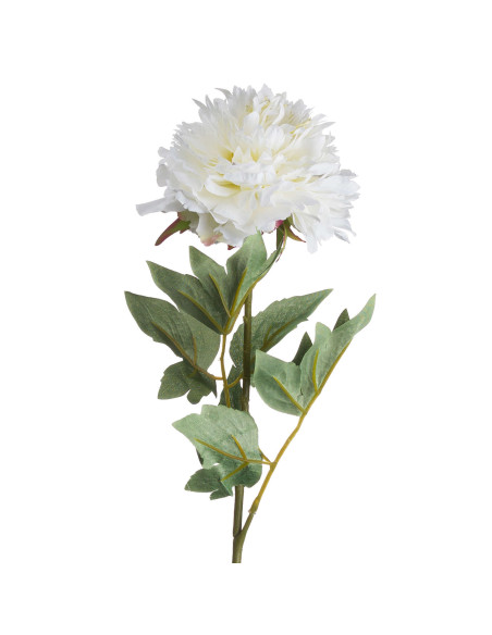 High-quality metal and wood construction of Hill Interiors SKU 20208 Classic White Peony, detailed view for UK customers.