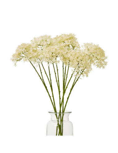 Affordable industrial style furniture Hill Interiors Cream Crown Hydrangea Stem 23862 for modern home decor, free shipping opti