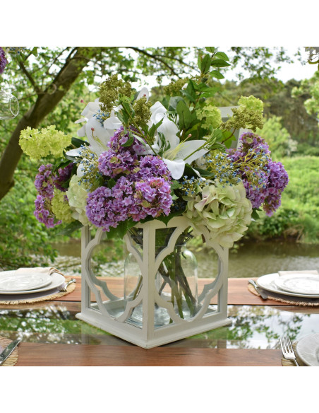 Full dimensions and specifications of Hill Interiors Cream Gardenia Stem 20501: Height 90.00cm, Width 45.00cm, perfect for your