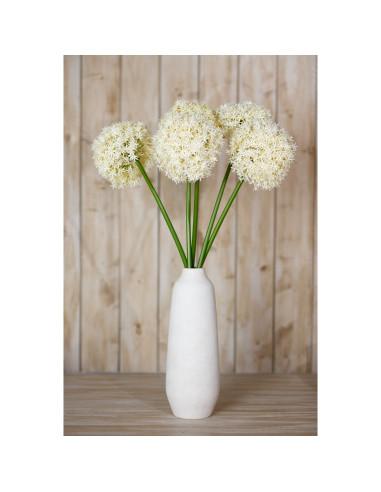 High-quality metal and wood construction of Hill Interiors SKU 23845 Cream Giant Allium Stem, detailed view for UK customers.