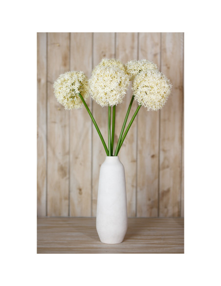 High-quality metal and wood construction of Hill Interiors SKU 23845 Cream Giant Allium Stem, detailed view for UK customers.