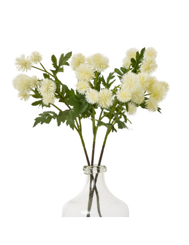 Affordable industrial style furniture Hill Interiors Cream Globe Thistle Spray 23836 for modern home decor, free shipping optio