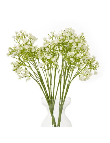 Affordable industrial style furniture Hill Interiors Cream Gypsophila Stem 23848 for modern home decor, free shipping options a