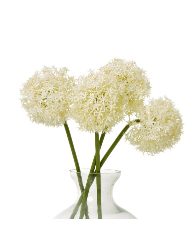 Affordable industrial style furniture Hill Interiors Cream Medium Allium Stem 23861 for modern home decor, free shipping option