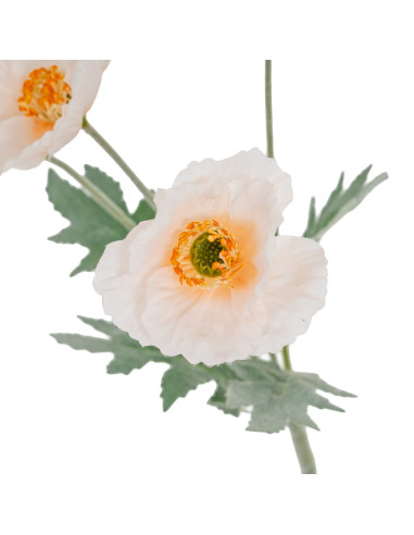 Affordable industrial style furniture Hill Interiors Cream Papaver Poppy Spray 24554 for modern home decor, free shipping optio