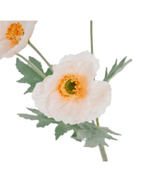 Affordable industrial style furniture Hill Interiors Cream Papaver Poppy Spray 24554 for modern home decor, free shipping optio