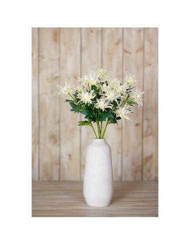 High-quality metal and wood construction of Hill Interiors SKU 23818 Cream Sea Holly Spray, detailed view for UK customers.