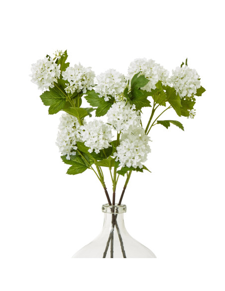 Affordable industrial style furniture Hill Interiors Cream Snowball Viburnum Spray 23833 for modern home decor, free shipping o