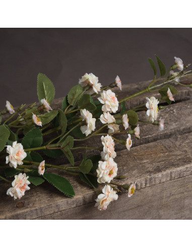 Affordable industrial style furniture Hill Interiors Cream Wild Meadow Rose 19043 for modern home decor, free shipping options