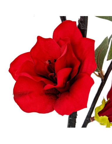 High-quality metal and wood construction of Hill Interiors SKU 24560 Crimson Bloom Large Spray, detailed view for UK customers.