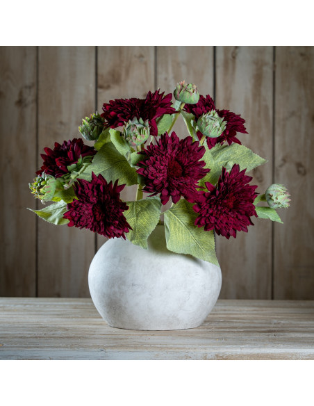 Buy Hill Interiors 24403 Dahlia Burgundy Raven Stem online in UK with fast delivery from FastDaddy UK, your furniture expert.