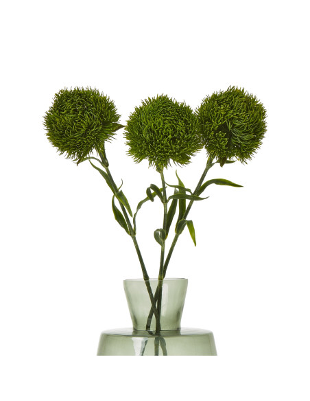 Affordable industrial style furniture Hill Interiors Dark Green Dianthus Stem 23839 for modern home decor, free shipping option