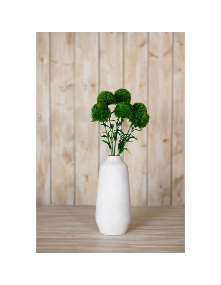 High-quality metal and wood construction of Hill Interiors SKU 23839 Dark Green Dianthus Stem, detailed view for UK customers.