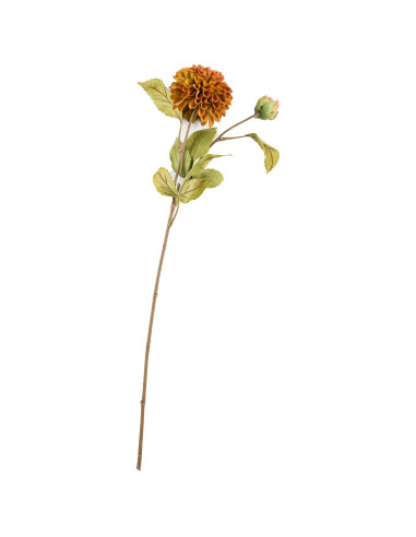 Affordable industrial style furniture Hill Interiors Deep Mustard Dahlia Stem 22193 for modern home decor, free shipping option