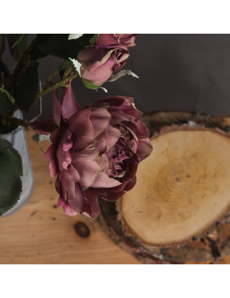 Affordable industrial style furniture Hill Interiors Dusty Pink Spray Rose Peony 19029 for modern home decor, free shipping opt