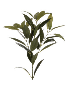 High-quality metal and wood construction of Hill Interiors SKU 18958 Faux Bay Leaf Spray, detailed view for UK customers.