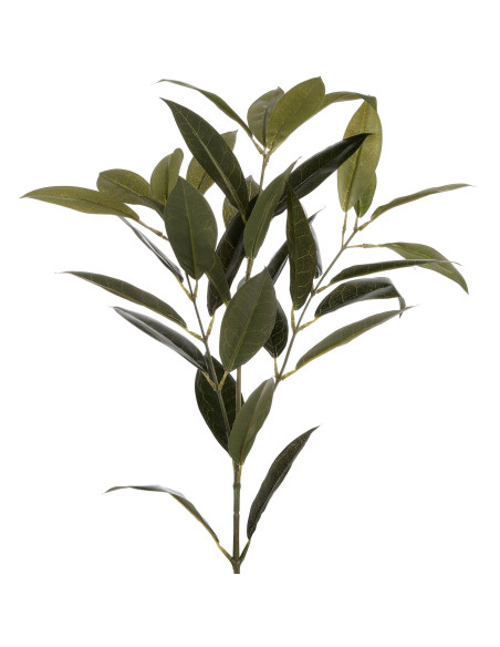 High-quality metal and wood construction of Hill Interiors SKU 18958 Faux Bay Leaf Spray, detailed view for UK customers.