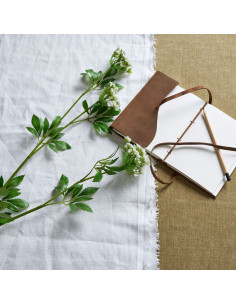 High-quality metal and wood construction of Hill Interiors SKU 22642 Faux White Cow Parsley Ammi, detailed view for UK customer 2