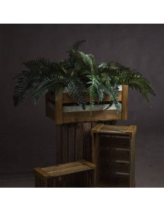High-quality metal and wood construction of Hill Interiors SKU 19003 Fern Bunch, detailed view for UK customers. 2