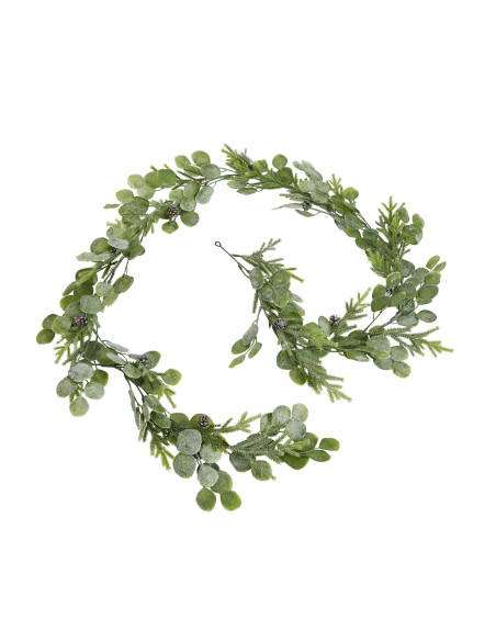 Hill Interiors Frosted Pine And Eucalyptus Garland 22749 - Authentic Hill Interiors furniture directly from FastDaddy UK. Exclu