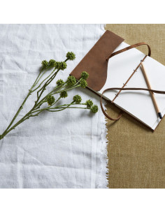 High-quality metal and wood construction of Hill Interiors SKU 22631 Green Craspedia Stem, detailed view for UK customers. 2