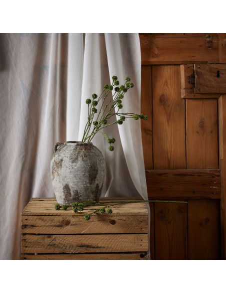 Affordable industrial style furniture Hill Interiors Green Craspedia Stem 22631 for modern home decor, free shipping options an