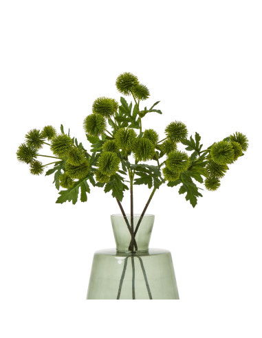 Affordable industrial style furniture Hill Interiors Green Globe Thistle Spray 23835 for modern home decor, free shipping optio