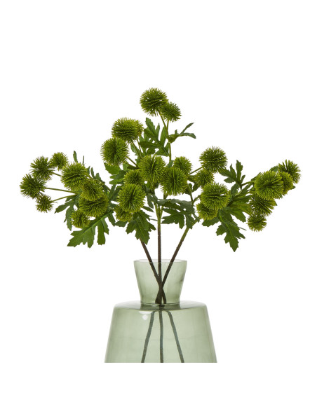 Affordable industrial style furniture Hill Interiors Green Globe Thistle Spray 23835 for modern home decor, free shipping optio