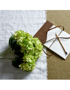 High-quality metal and wood construction of Hill Interiors SKU 22620 Green Hydrangea Bunch, detailed view for UK customers. 2