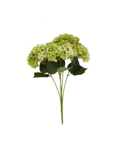 High-quality metal and wood construction of Hill Interiors SKU 22620 Green Hydrangea Bunch, detailed view for UK customers.