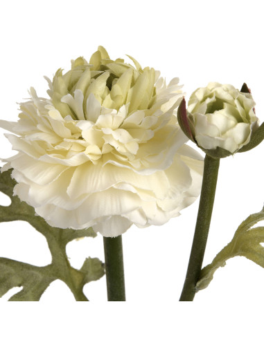 Full dimensions and specifications of Hill Interiors Green Ranunculus Spray 18940: Height 44.00cm, Width 11.50cm, perfect for y