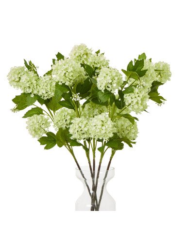 Affordable industrial style furniture Hill Interiors Green Snowball Viburnum Spray 23834 for modern home decor, free shipping o