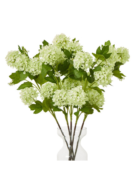 Affordable industrial style furniture Hill Interiors Green Snowball Viburnum Spray 23834 for modern home decor, free shipping o