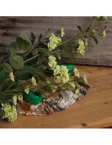 Affordable industrial style furniture Hill Interiors Green Wild Meadow Rose 19045 for modern home decor, free shipping options