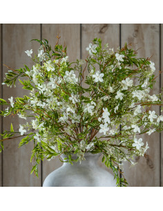 Affordable industrial style furniture Hill Interiors Italian White Bellflower 22616 for modern home decor, free shipping option 2