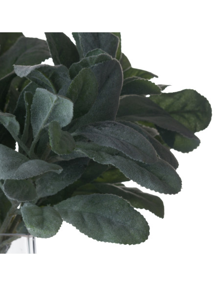 High-quality metal and wood construction of Hill Interiors SKU 19564 Lambs Ear Spray, detailed view for UK customers.