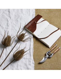 Affordable industrial style furniture Hill Interiors Large Brown Triple Teasle Stem 22734 for modern home decor, free shipping 2