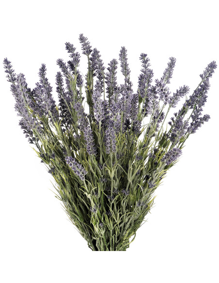 High-quality metal and wood construction of Hill Interiors SKU 11521 Large Lavender Bush, detailed view for UK customers.