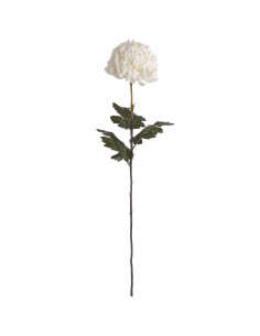 High-quality metal and wood construction of Hill Interiors SKU 18964 Large White Chrysanthemum, detailed view for UK customers.