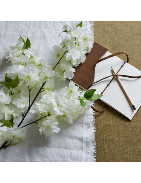 Hill Interiors Large White Full Cherry Blossom Stem 22634 - Authentic Hill Interiors furniture directly from FastDaddy UK. Excl