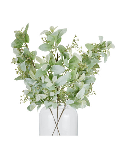 Affordable industrial style furniture Hill Interiors Large Winter Sprig With Lambs Ear And Wax Flower 22724 for modern home dec