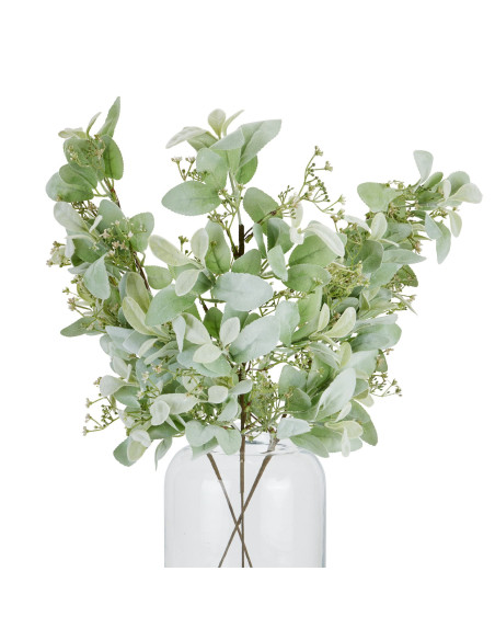 Affordable industrial style furniture Hill Interiors Large Winter Sprig With Lambs Ear And Wax Flower 22724 for modern home dec