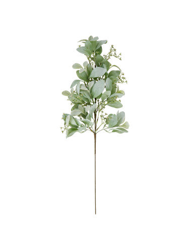 High-quality metal and wood construction of Hill Interiors SKU 22724 Large Winter Sprig With Lambs Ear And Wax Flower, detailed