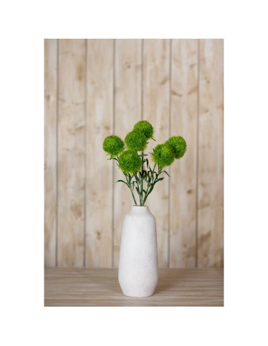 High-quality metal and wood construction of Hill Interiors SKU 23840 Light Green Dianthus Stem, detailed view for UK customers.