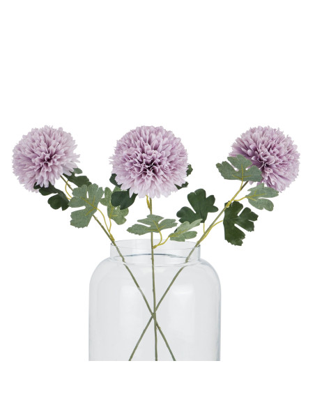 High-quality metal and wood construction of Hill Interiors SKU 22717 Light Purple Chrysanthemum, detailed view for UK customers