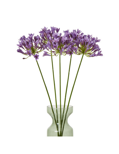 Affordable industrial style furniture Hill Interiors Lilac Agapanthus Spray 23869 for modern home decor, free shipping options
