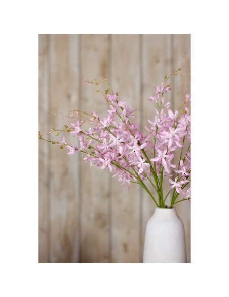 Full dimensions and specifications of Hill Interiors Lilac Cymbidium Spray 23873: Height 95.00cm, Width 24.00cm, perfect for yo