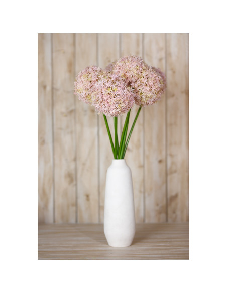 High-quality metal and wood construction of Hill Interiors SKU 23858 Lilac Medium Allium Stem, detailed view for UK customers.